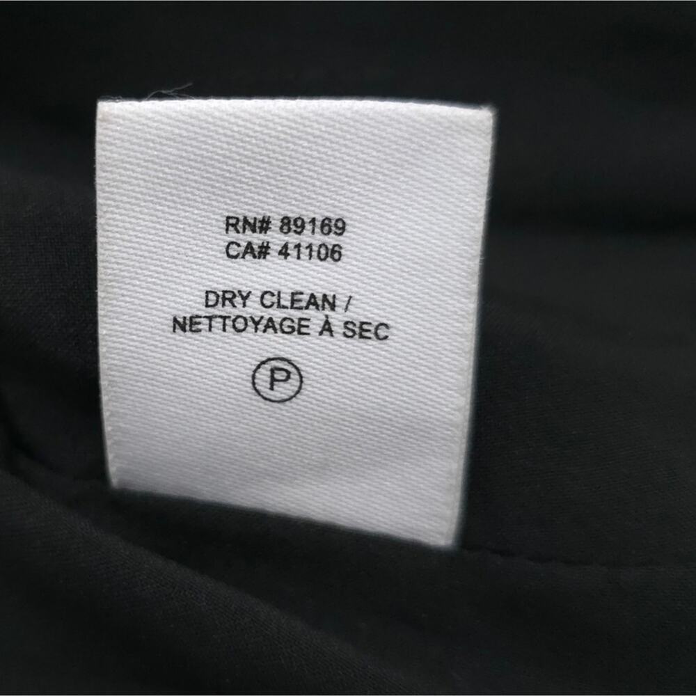 NWOT Derek Lam 10 Crosby Genna Puff Sleeve Front Zip Linen Blend Top Cropped - Picture 8 of 10